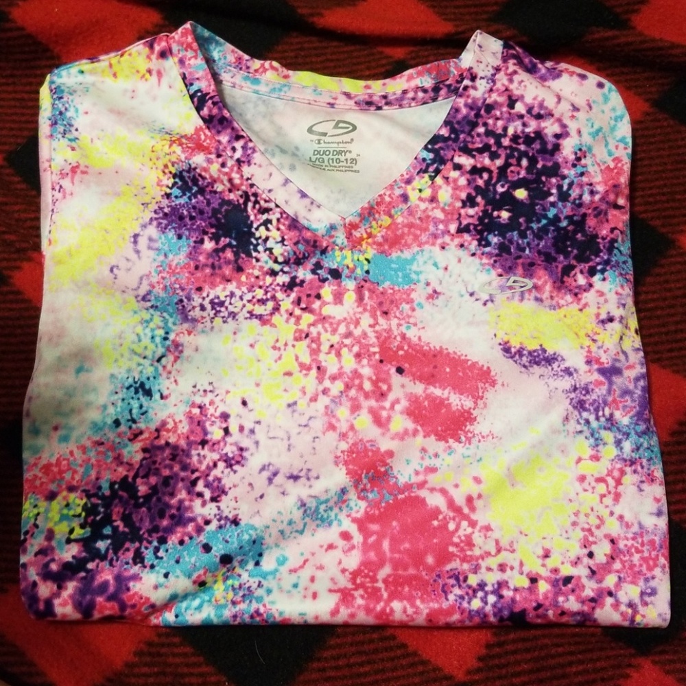 Multicolor champion shirt